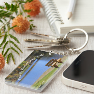 Llavero Visita a PA Wild Picturesque Souvenir Twin Lakes A