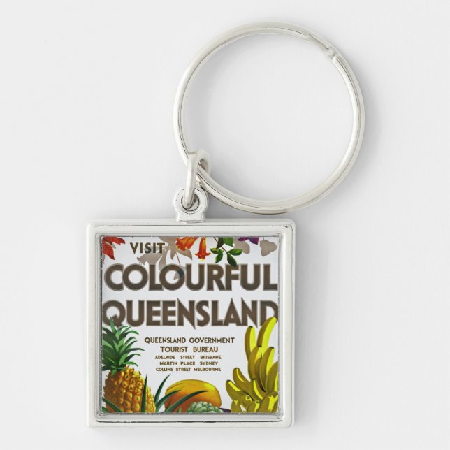 Llavero Visita Colorful Queensland (Frente)