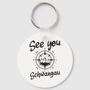 Llavero Visita Schwangau Alemania Comp de Esquiar Vacacion