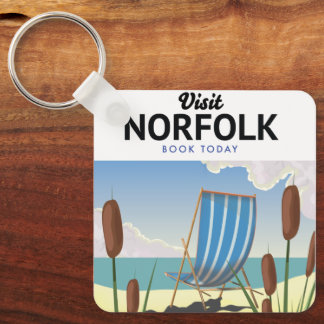 Llavero Visite Norfolk Book cartel de viaje de hoy