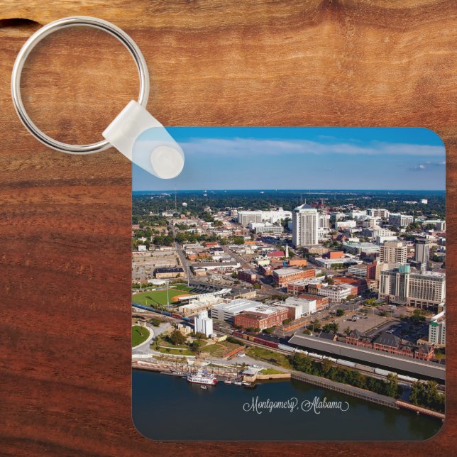 Llavero Vista aérea de Montgomery, Alabama (Anverso)