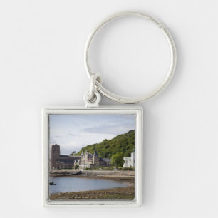 Llavero Vista costera con edificios históricos, Oban,