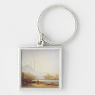 Llavero Vista de Estambul, 1864 (aceite en lona)