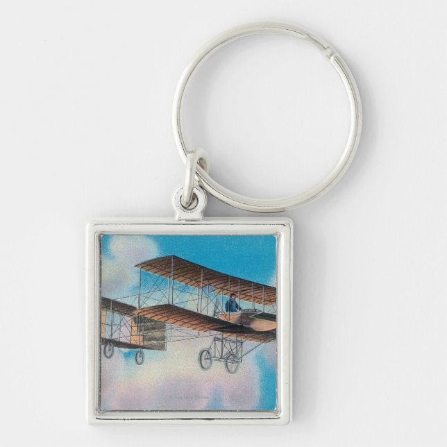 Llavero Vista de la Biplane VoisinFrance (Frente)