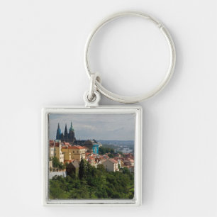 Llavero Vista de la Catedral de San Vito, Praga, Chequia