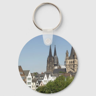 Llavero Vista de la ciudad de Koeln (Colonia) en Alemania