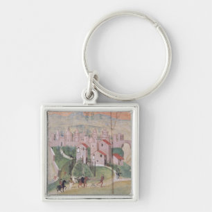 Llavero Vista de la ciudad de Prato, detalle de la