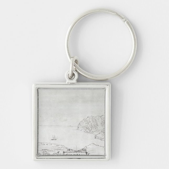 Llavero Vista de la costa de Chile (Frente)
