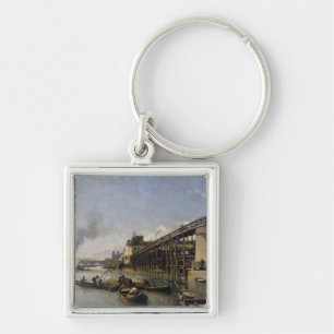 Llavero Vista de París, del Sena o del l'Estacade, 1853