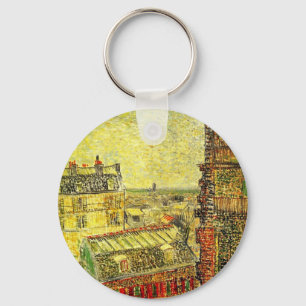 Llavero Vista de París desde la habitación de Vincent van