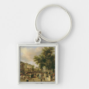 Llavero Vista del bulevar Montmartre, París, 1830