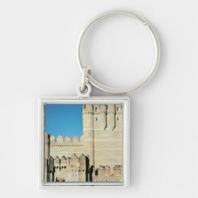 Llavero Vista del castillo, c.1453 construido (Frente)