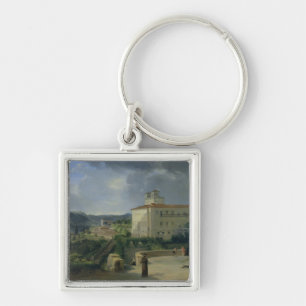 Llavero Vista del chalet Medici, Roma, 1813