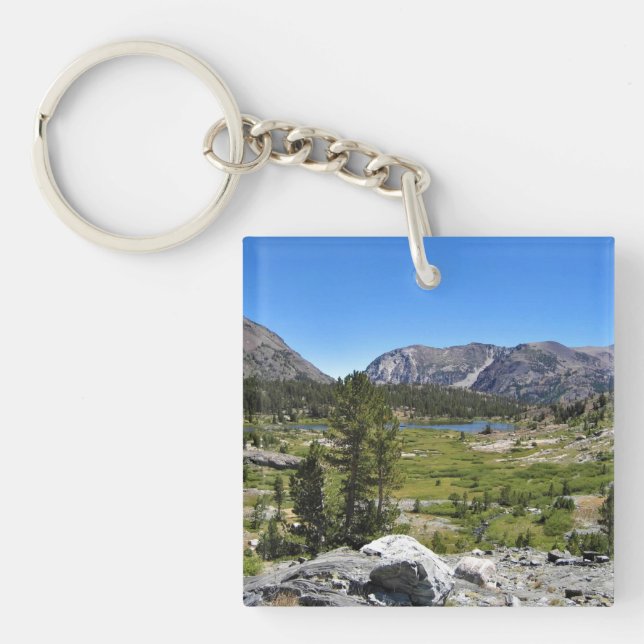 Llavero Vista del Lago Shell, Paso Tioga, California (Frente)