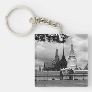 Llavero Vista del Palacio Real de la Capilla de Bangkok Vi