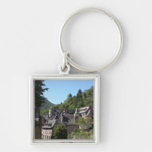 Llavero Vista del pueblo medieval (foto)