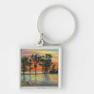 Llavero Vista del punto del arco y de la flecha