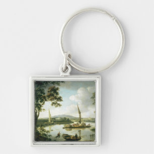 Llavero Vista del Thames del transbordador afilado del