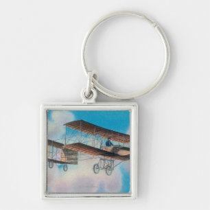 Llavero Vista del Voisin BiplaneFrance