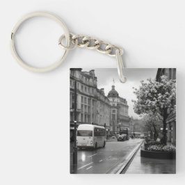 Llavero Vista elegante de la calle
