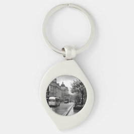Llavero Vista elegante de la calle