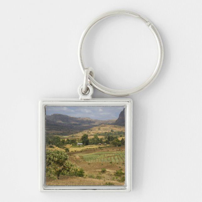 Llavero Vista panorámica de una gran montaña rocosa (Frente)