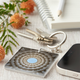 Llavero Vista simétrica de gusano de un gran domo