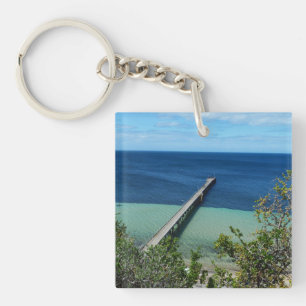 Llavero Vistas a la playa desde arriba