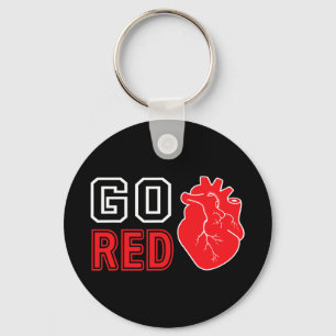 Llavero Viste Día Rojo Ir Concienciación sobre enfermedade