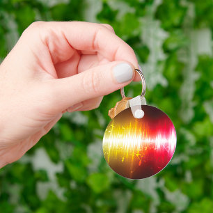 Llavero Visualizador de audio vibrante de ondas sonoras de