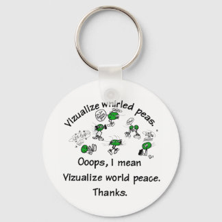 Llavero Visualize Whirled Peas - Personalizado