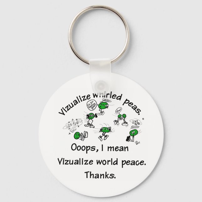 Llavero Visualize Whirled Peas - Personalizado (Anverso)