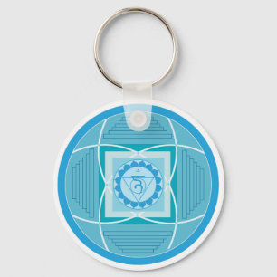 Llavero Visuddha Chakra Mandala