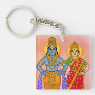 Llavero Vitthal Rukmini