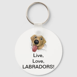 Llavero ¡Viva, Amor, Labradors!
