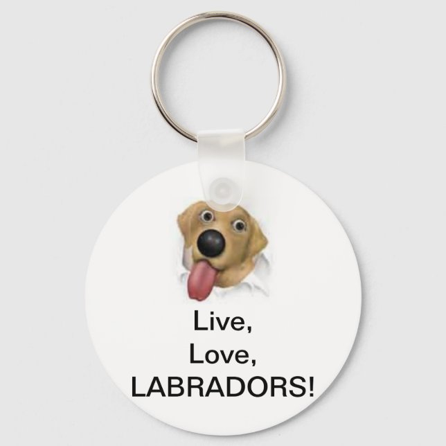 Llavero ¡Viva, Amor, Labradors! (Anverso)