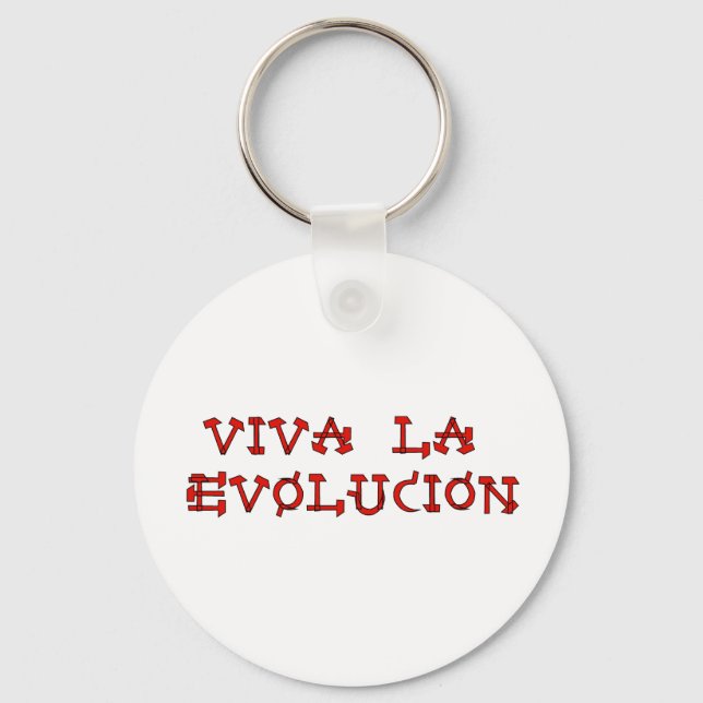 Llavero Viva la evolución (Anverso)