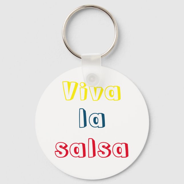 Llavero viva la salsa (Anverso)