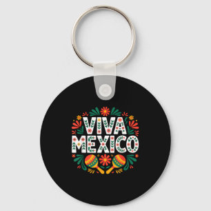 Llavero Viva México arte popular colorido independencia de
