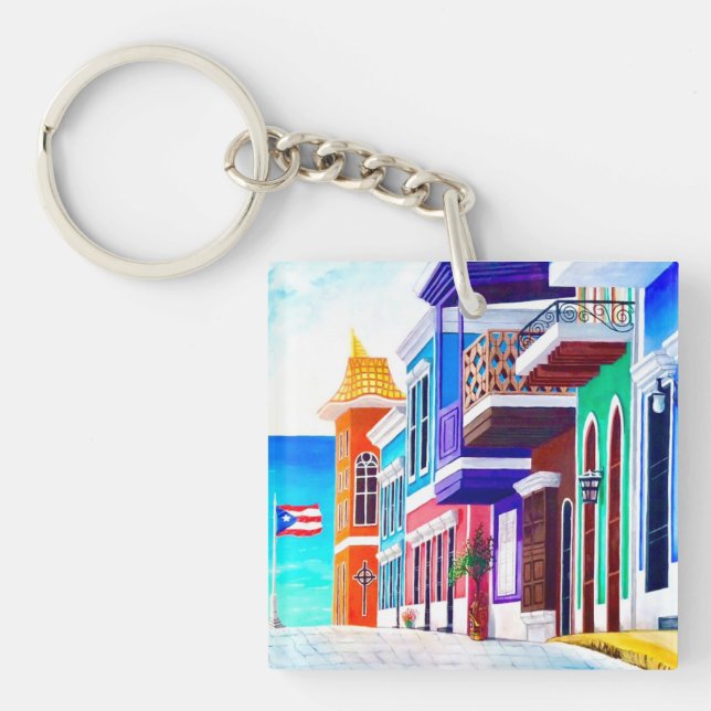 Llavero ¡Viva Puerto Rico! (Frente)