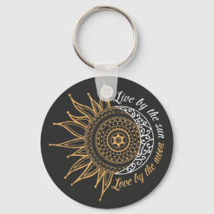 Llavero Vive al sol, amor por la luna