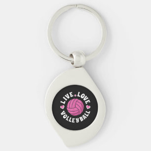 Llavero Vive Ama el Voleibol Para Mujeres Chicas Voleibol