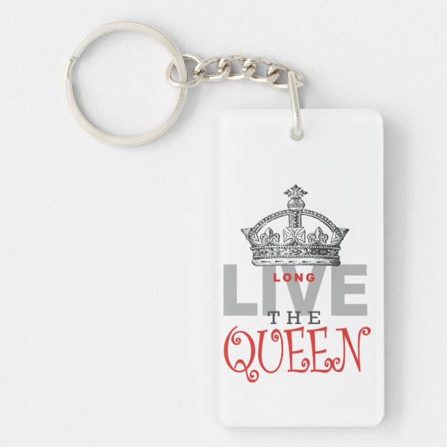 Llavero ¡Vive de largo la REINA! (Frente)