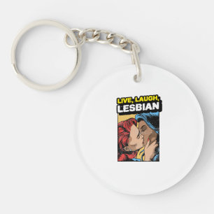 Llavero Vive Ríe Lesbiana