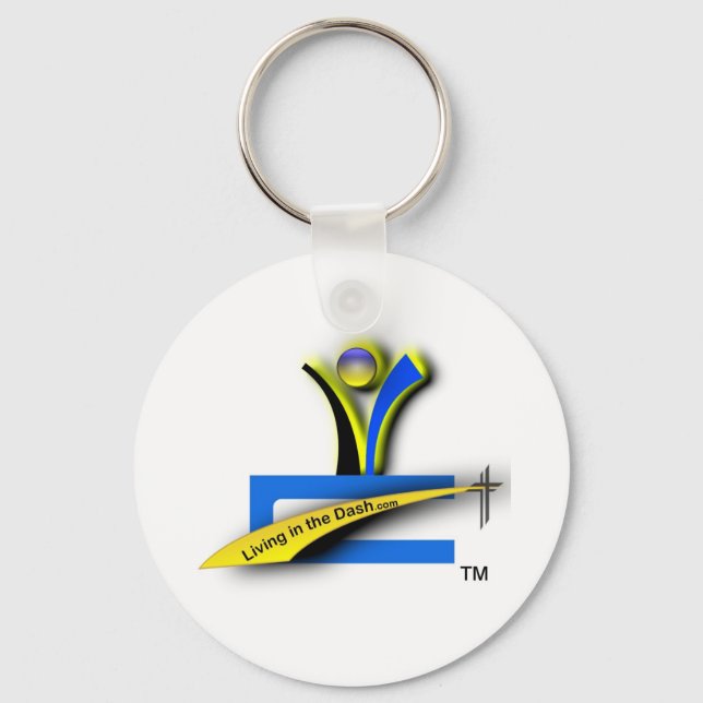 Llavero Viviendo en la cadena de teclas de guiones (Anverso)