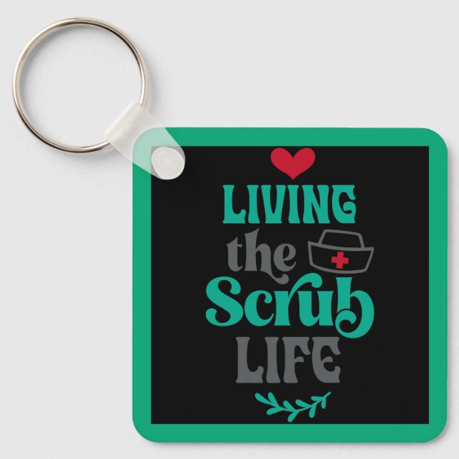 Llavero Viviendo la vida cruda (Anverso)