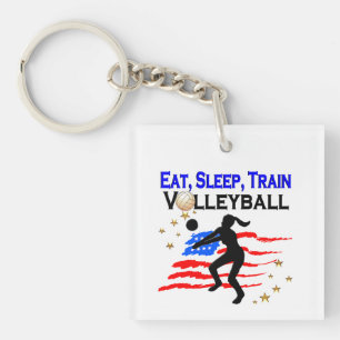 LLAVERO VIVIENDO MI DISEÑO DE SUEÑO DE VOLEIBOL