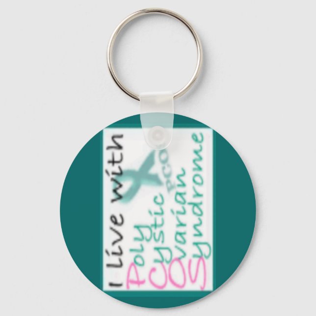 Llavero Vivir con PCOS (Anverso)