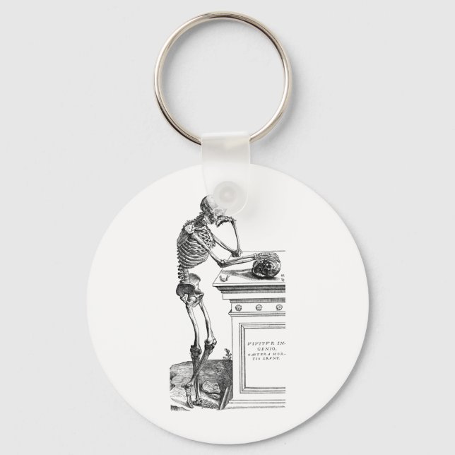 Llavero Vivitur Ingenio - Skeleton (Anverso)