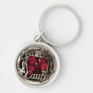Llavero vivo de la risa del amor